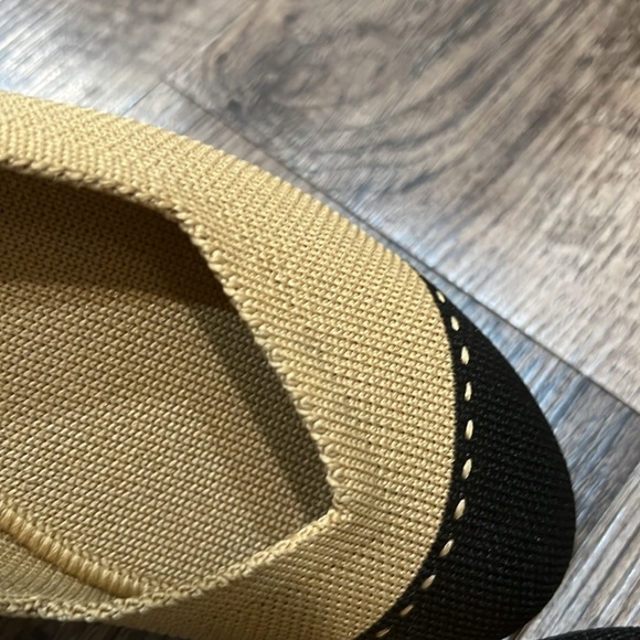 Rothy’s The Flat - tan/black round toe ballet flats - Picture 10 of 10